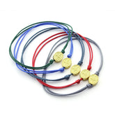 PACK de 5 pulseras San Benito dorado